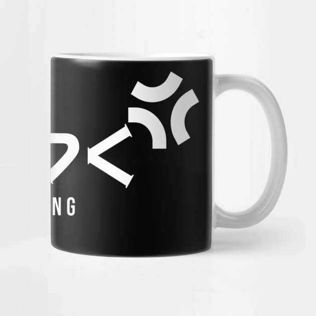 ANNOYING むかつく (DARK BG)| Minimal Japanese Kanji English Text Aesthetic Streetwear Unisex Design | Shirt, Hoodie, Coffee Mug, Mug, Apparel, Sticker, Gift, Pins, Totes, Magnets, Pillows by design by rj.